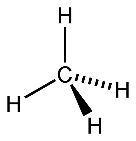 molecular formula of methane